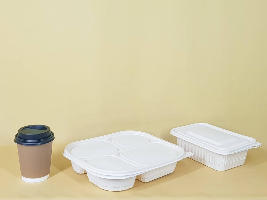 plastic disposable boxes and cup